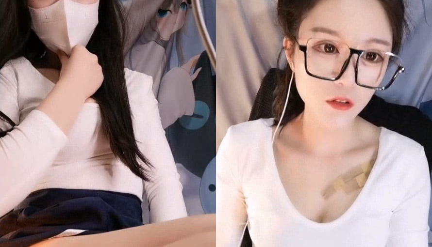 黑框眼镜网红尤物!干净白虎美穴!跳蛋磨蹭塞入